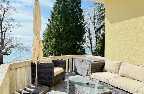 Nonnenhorn Apartment | Ferienwohnung Seeperle49 - Besonders, stilvoll mit eigenem Badestrand