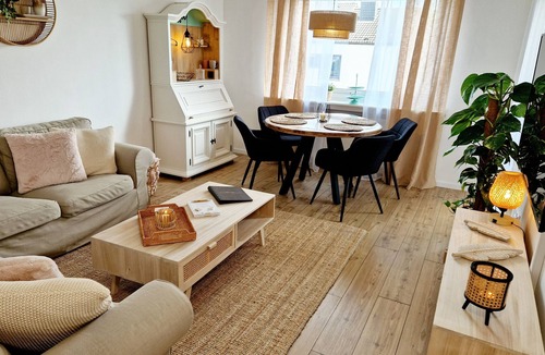 Delecke Apartment | Ferienwohnung Sonnenhang im Boho-stil mit Balkon