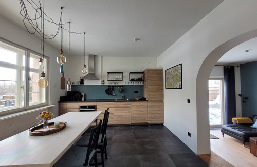 Ostrau Apartment | Fewo Seilschaft im Hillehof Ostrau Traumhafte Aussicht und Großer Garten