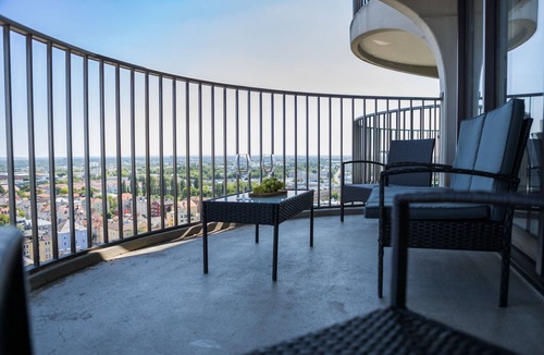 Antonsviertel Condo | Frisches Apartment 20. Stock Netflix Zentrum
