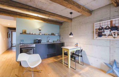Gundelfingen Apartment | FRIZ 4, Modernes Apartment in historischer Scheune