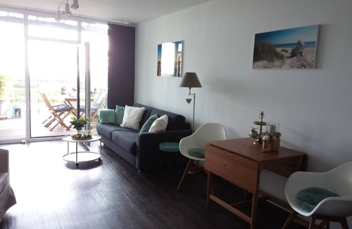 Haffkrug Apartment | Front row, more sea is not possible!