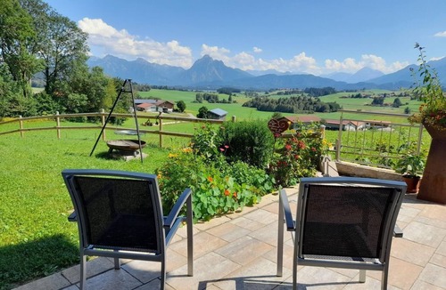 Hopferau Apartment | Fuchsbau/double room P* - panoramic view Heimen