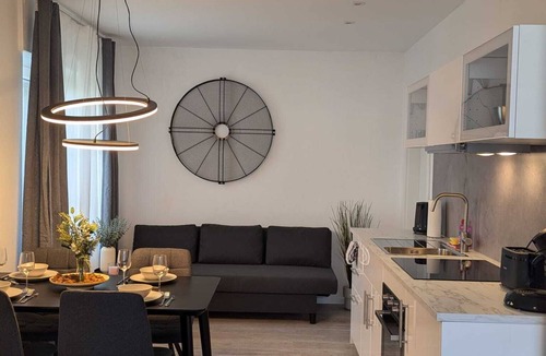 Hamm Apartment | Gemütliches Studio für Vier Personen im Erdgeschoss in der Nähe vom Maxipark
