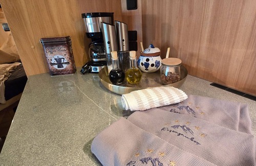 Muenchberg RV Rental | Glamping 'Rosenzauber' with Shared Pool, Wi-Fi and Air Conditioning