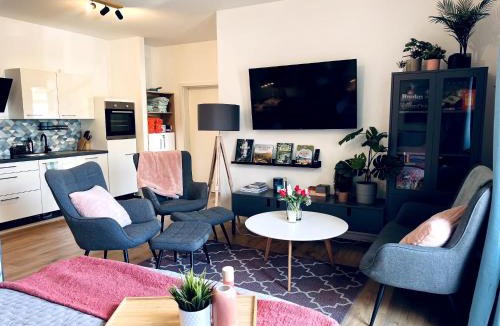 Konigstein an der Elbe Apartment | Hübsches Design Apartment mit Parkplatz im Zentrum von Königstein