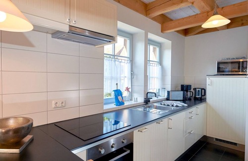 Seedorf Apartment | Half-timbered houses Seedorf | House part 2 with fireplace+terrace - FS03