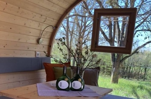 Volkach Cabin | Have you ever slept in a wine barrel?