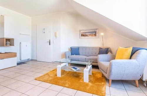 Alt Gaarz Apartment | High-quality apartment with balcony, Baltic Sea view, underground parking space, wellness area