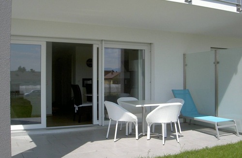 Wasserburg Apartment | Holiday Apartment 'Dinkelbach Traumblick 3E' with Private Terrace, Garden & Wi-Fi