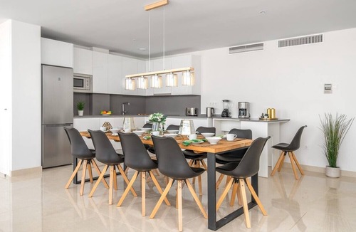 La Cala de Mijas Apartment | Holiday Apartment "Penthouse Banderas" near Beach with Private Pool & Wi-Fi