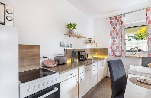 Sundern Apartment | Holiday Apartment 'Sonnenblick Und Relax' with Private Terrace, Shared Garden and Wi-Fi