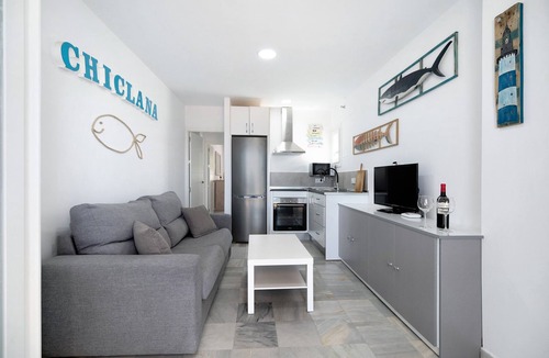 San Ambrosio Apartment | Holiday Apartment "Los Balcones E" with Sea View, Private Terrace & Wi-Fi