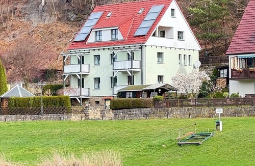 Rathen Apartment | Holiday flat "Schrammsteine" with a view of the Elbe