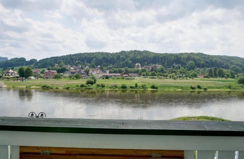 Rathen Apartment | Holiday flat "Schrammsteine" with a view of the Elbe