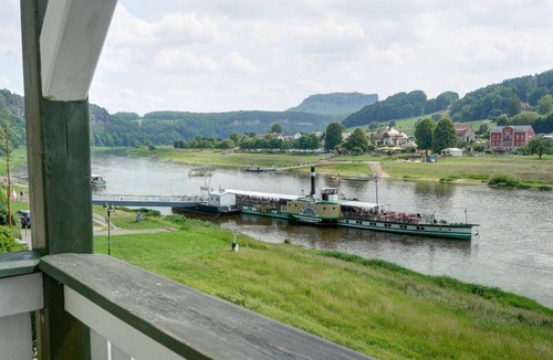 Rathen Apartment | Holiday flat "Schrammsteine" with a view of the Elbe
