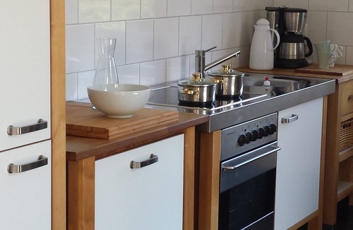 Rieste House | Holiday Home 'Birkenhof Alfsee' with Private Garden and Wi-Fi