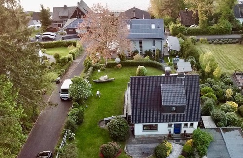 Moehnesee House | Holiday Home 'Dell, 99qm' with Shared Pool, Shared Terrace and Wi-Fi