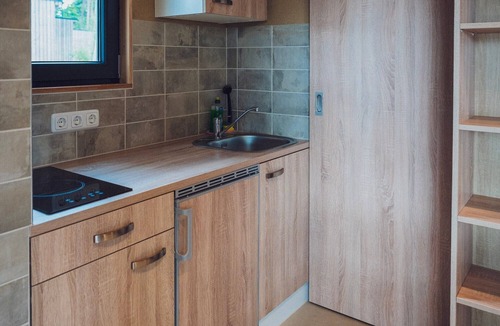 Brossnitz House | Holiday Home with Lake View, Private Terrace, Wi-Fi, Double Bed & 2 Single Beds