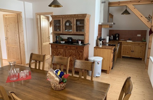 Konigstein an der Elbe House | Holiday house at Lilienstein "Luxusboofe"