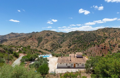 Almogia Villa | Holiday Villa 'Villa Meretseger' with Mountain View, Pool, Terraces & Wi-Fi