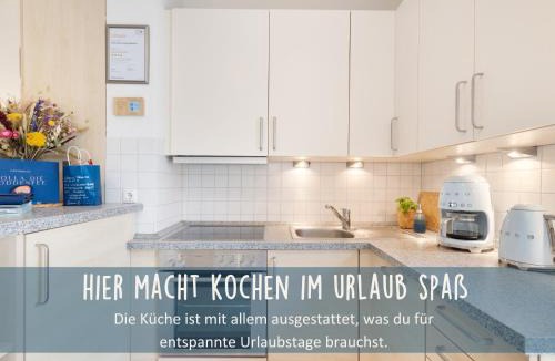 Alt Reddevitz Apartment | Holla die Boddenfee im Höfthus Meerblick Naturstrand Hunde willkommen