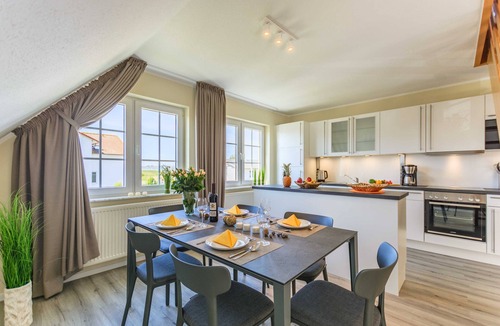 Thiessow Apartment | House A - Whg 04 with balcony - F: Lotsenberg Apartments with 8 apartments with balcony
