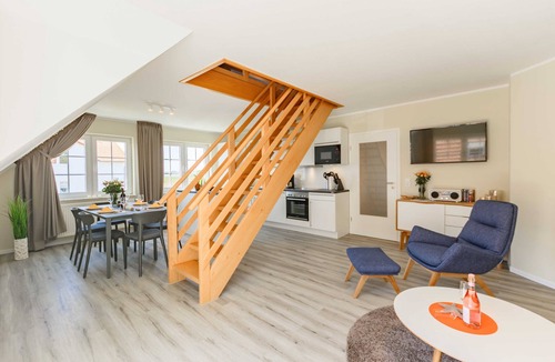 Thiessow Apartment | House A - Whg 04 with balcony - F: Lotsenberg Apartments with 8 apartments with balcony
