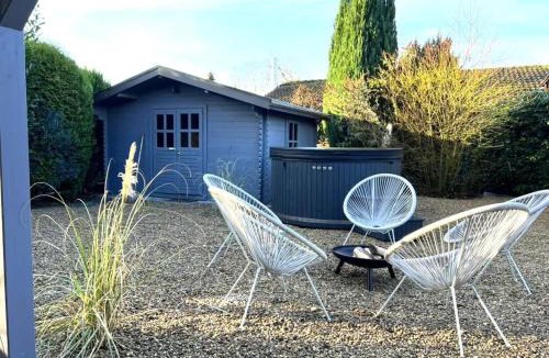 Haddorfer Seen House | House Lexington mit Sauna & Whirlpool am See