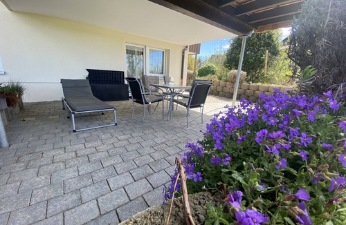 Motzach Apartment | Idyllic apartment in the countryside with terrace, parking space (wallbox) and bicycle room.