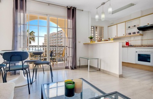 Carihuela Apartment | Imperial Puerto 4B - Terrace, Swimming Pool, 200m from the beach, SEA VIEWS