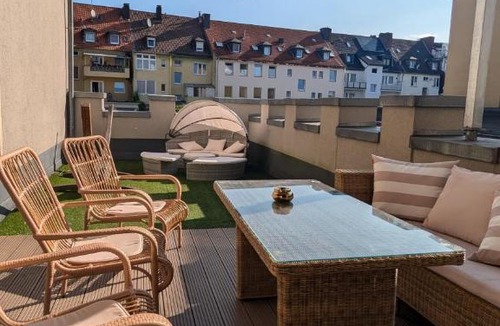 Mittelstadt Apartment | Imposante Whg - Zentral - Dachterrasse - Parken - Aufzug