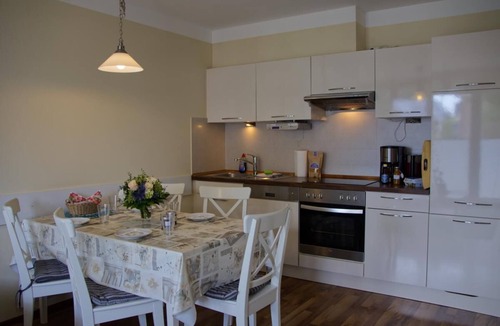 Burg auf Fehmarn Apartment | Inselblume 06 - Vacation home with fireplace at the Reiterkoppel