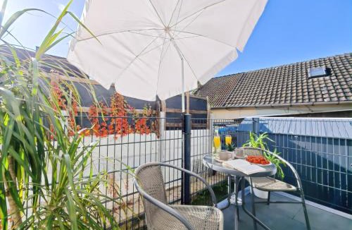 Dinkelsbuehl Apartment | Kaiserin Sisi für bis zu 6 - Arbeitsplatz, Badewanne, Parkplatz, Waschmaschine