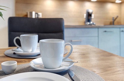 Donaueschingen Apartment | Kuschel Apartment with Balcony, Barbecue Hut, and Infrared Cabin
