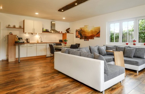 Sigmarszell Apartment | Light-flooded Holiday Apartment Fritsche with Terrace, Pool, Garden & Wi-Fi