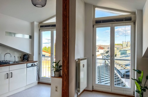 Prien am Chiemsee Apartment | Loft apartement in the heart of Prien am Chiemsee * SmartTV * Washer-dryer*100m²