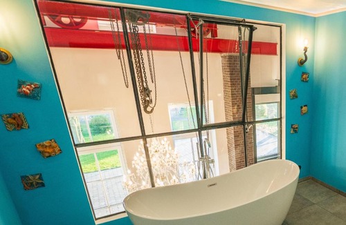 Tecklenburg Apartment | Loft Pumpensaal im historischen Wasserwerk Tecklenburg 150qm Außergewönliches Erlebnis