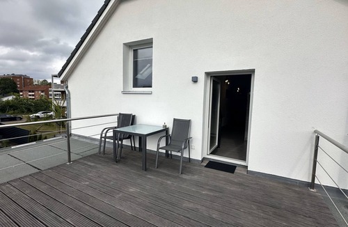 St Lorenz Apartment | Loft9 - Designer apartment with terrace & 3 bedrooms in Lübeck incl. parking space