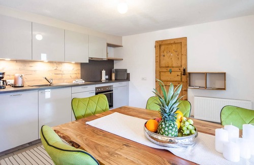 Imst Apartment | Look forward to a relaxing vacation in an idyllic location in this vacation apartment.
