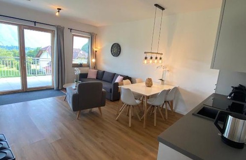 Sittersdorf Apartment | Luxe appartement met panoramisch bergzicht Zuid-Karinthië