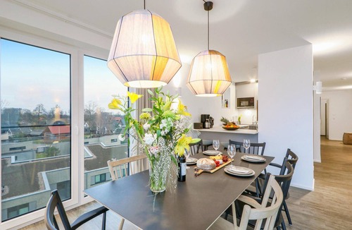 Lembruch Apartment | Luxurious apartment in Lembruch/Dümmer See with house sea view