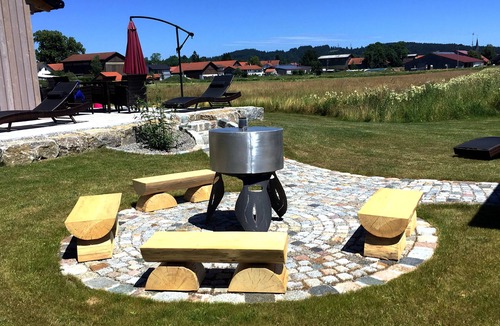 Aitrang House | Luxurious solid-wood house with pool and sauna for 4 people in Allgäu