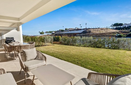 Mijas Apartment | Luxury Garden Apartment - La Cala Golf Resort - Large Terrace & Pool