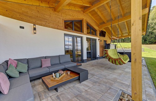 Eppenschlag Ski Chalet | 'Luxus-Chalet-Mühlberg' with Mountain View, Private Terrace and Wi-Fi
