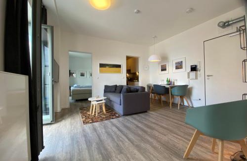 Wismar Apartment | Meerblick, Balkon und private Sauna im historischen Getreidespeicher