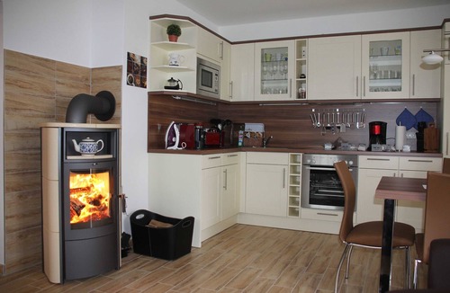 Boergerende-Rethwisch Apartment | Meeresbrise fireplace - terrace - 250m to the beach - Accommodation Meeresbrise