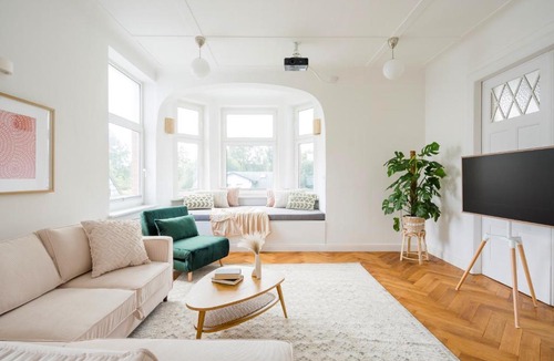 Pries - Friedrichsort Apartment | Modern Boho auf 145qm, 9 Gäste, Strandnah & Familienfreundlich