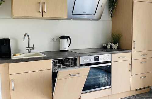 Sigmarszell Apartment | Modern, bright vacation apartment with a view of the wide landscape; parking space available