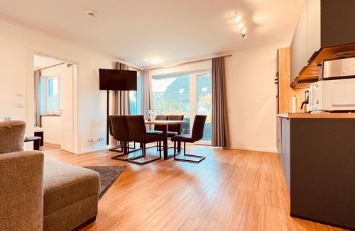 Borgerende Apartment | Modern ground-floor holiday apartment with terrace and garden view in Börgerende